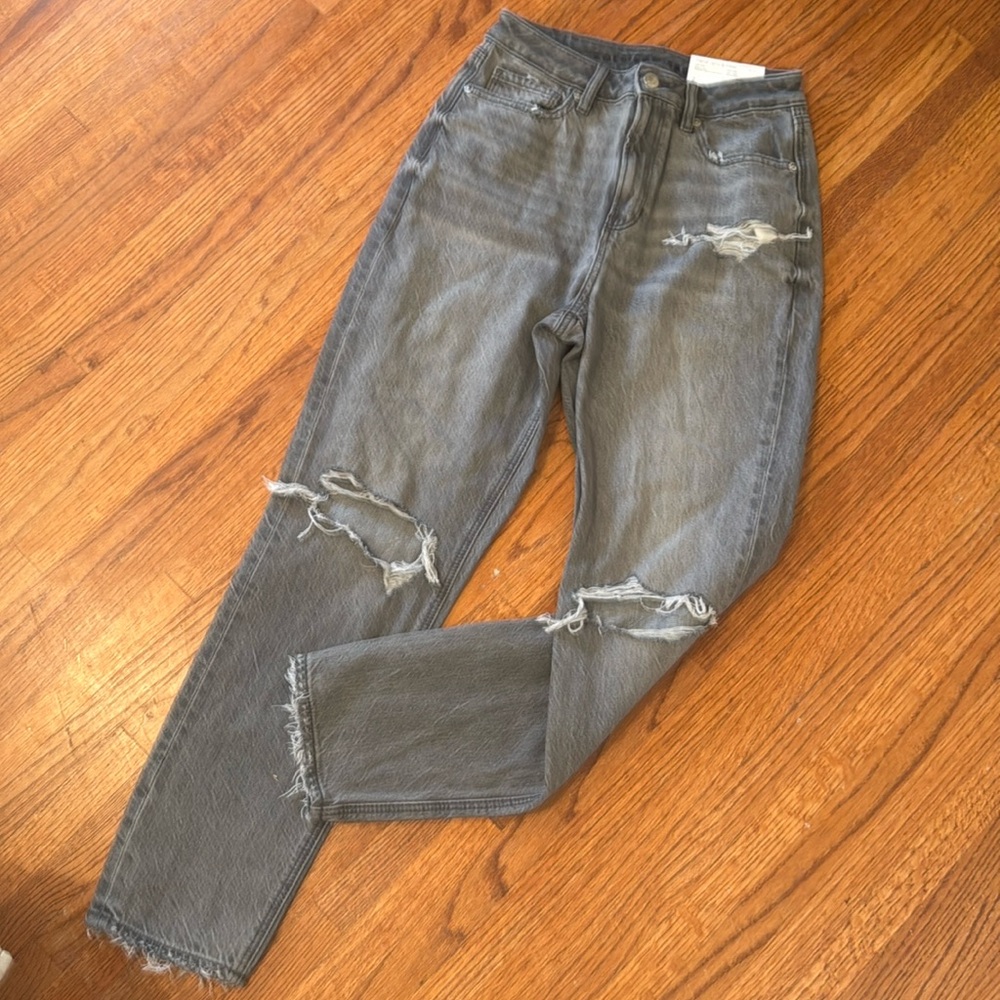 American Eagle jeans, smoked gray, size 2, nwt